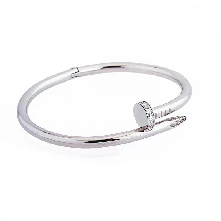 Wholesale Titanium Steel Fashionable Card Add Nail Bracelet Ring Stainless Steel Fashionable Trendy Rings